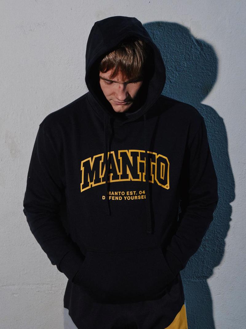 MANTO hoodie Varsity 26 - black